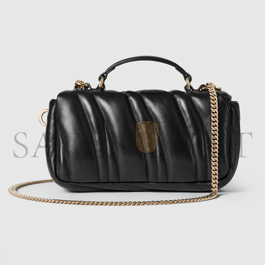 G*u*i gg milano mini top handle bag 806017 (21*12.5*4.5cm)